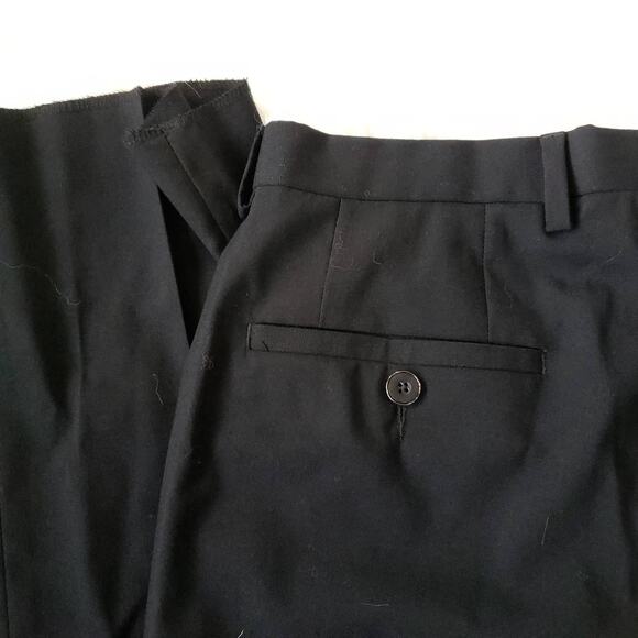 NEW Jay Godfrey Cintas Dress Career Pants Trousers Black Wool Blend Women 32 - Picture 7 of 11